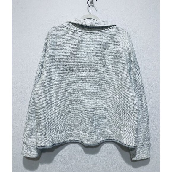 Calia Jacket Womens XL Heather Gray Bubble Cloud Zip Up Yoga Working Walking - Picture 3 of 5